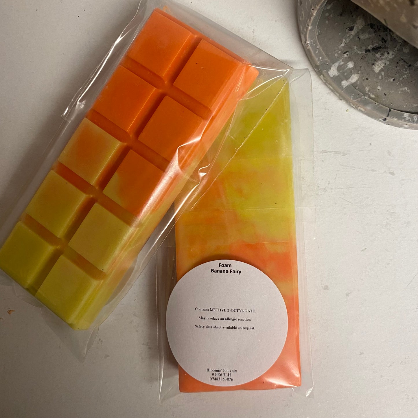 'FOAM BANANA FAIRY' Wax Melt Snap Bar