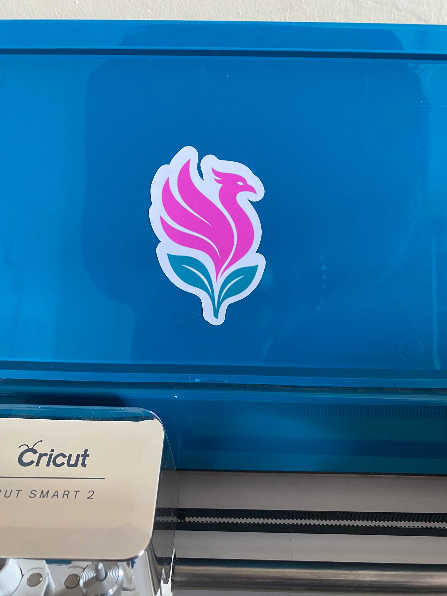 'BLOOMIN' PHOENIX' Die-Cut Self Adhesive Sticker