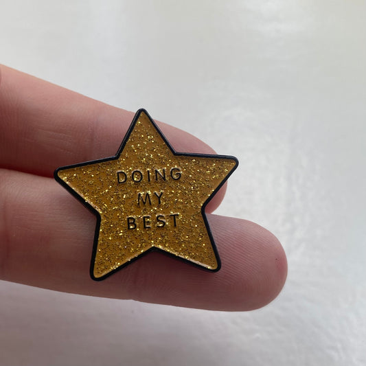 Gold Star Pin