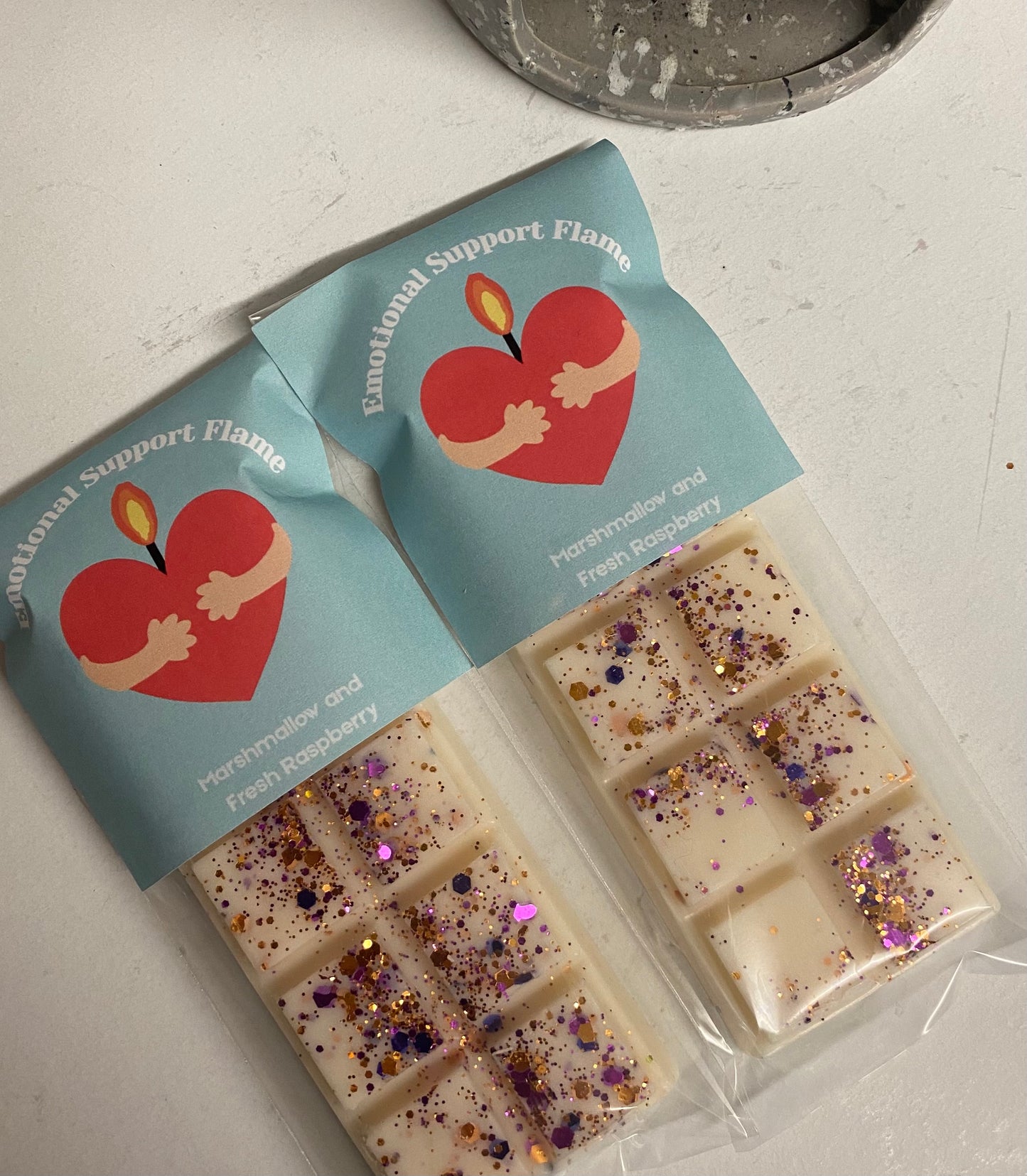 'EMOTIONAL SUPPORT FLAME' Wax Melt Snap Bar