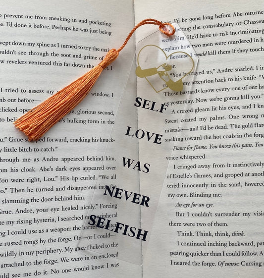 'SELF LOVE' bookmark